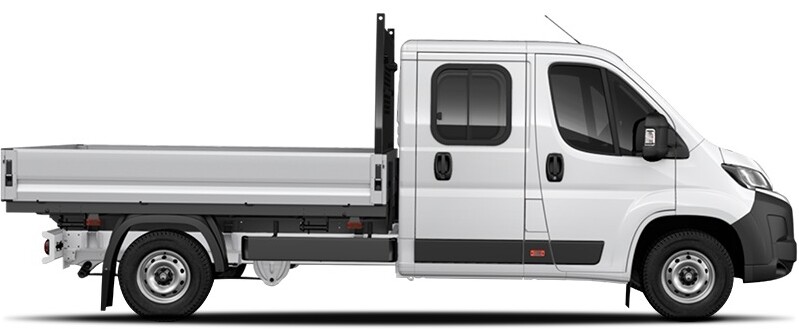 Double cabine benne ouverte